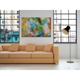 Exodus - nowoczesny obraz do salonu - 120x80 cm Exodus - nowoczesny obraz do salonu - 120x80 cm