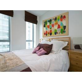 Barwy szczęścia - nowoczesny obraz na płótnie - 120x80 cm