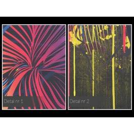 Migracje barw - nowoczesny obraz do salonu - 120x80 cm