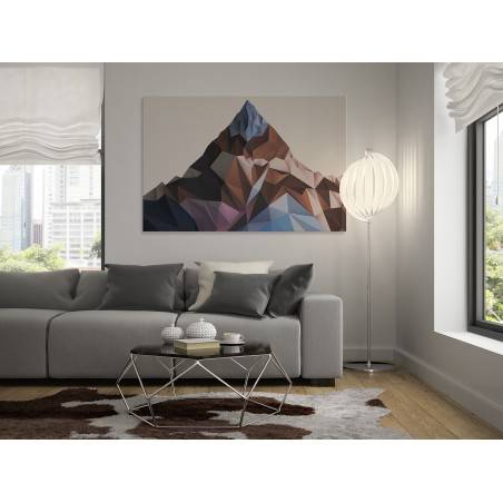 Kryształowe złoża - nowoczesny obraz do salonu - 120x80 cm