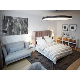 Szklane domy - nowoczesny obraz na płótnie - 120x80 cm Szklane domy - nowoczesny obraz na płótnie - 120x80 cm