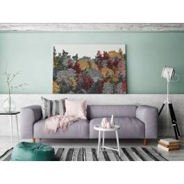 W tonie zadumy - nowoczesny obraz do sypialni - 120x80 cm W tonie zadumy - nowoczesny obraz do sypialni - 120x80 cm