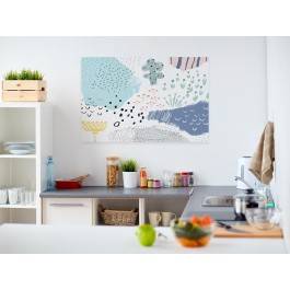 Jezioro marzeń - nowoczesny obraz na płótnie - 120x80 cm