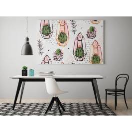 Szklane ogrody - nowoczesny obraz do sypialni - 120x80 cm