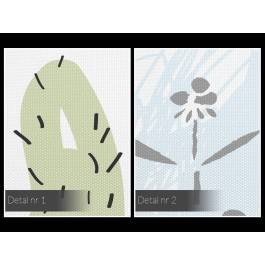 Pustynne bogactwo - nowoczesny obraz do sypialni - 120x80 cm