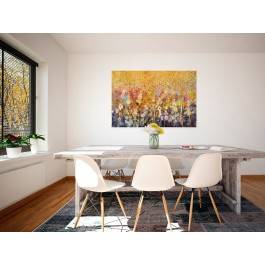 Florystyczna hegemonia - nowoczesny obraz do salonu - 120x80 cm