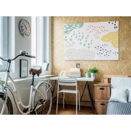 Kraina trzech stawów - nowoczesny obraz na płótnie - 120x80 cm