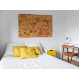 W ogrodzie Klimta - nowoczesny obraz na płótnie - 120x80 cm