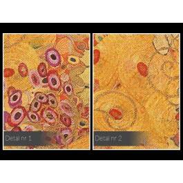 W ogrodzie Klimta - nowoczesny obraz na płótnie - 120x80 cm