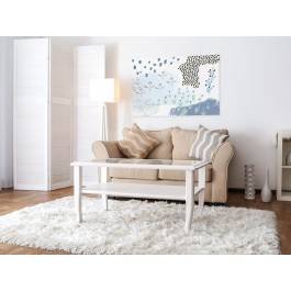 Nad modrą rzeką - nowoczesny obraz na płótnie - 120x80 cm