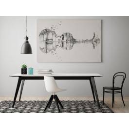 Akordy uczuć - nowoczesny obraz na płótnie - 120x80 cm Akordy uczuć - nowoczesny obraz na płótnie - 120x80 cm