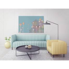 Baśniowe fantazjowanie - nowoczesny obraz na płótnie - 120x80 cm