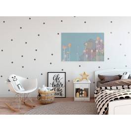 Baśniowe fantazjowanie - nowoczesny obraz na płótnie - 120x80 cm