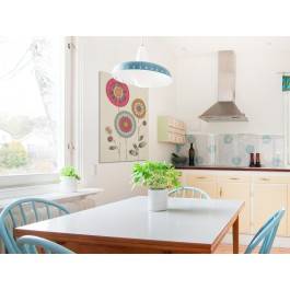 Kwieciste piękności - nowoczesny obraz na płótnie - 50x70 cm