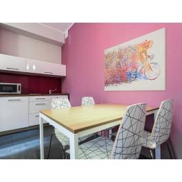 Peleton - nowoczesny obraz na płótnie - 120x80 cm Peleton - nowoczesny obraz na płótnie - 120x80 cm