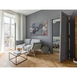 Aksamitne dygresje - nowoczesny obraz na płótnie - 120x80 cm Aksamitne dygresje - nowoczesny obraz na płótnie - 120x80 cm