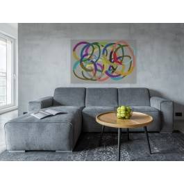 Olimpijski spokój - nowoczesny obraz na płótnie - 120x80 cm