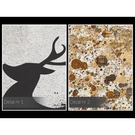 Krater ekstrawertyzmu - nowoczesny obraz na płótnie - 120x80 cm