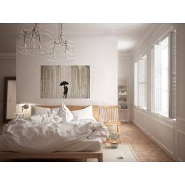 Miłosna enklawa - nowoczesny obraz na płótnie - 120x80 cm Miłosna enklawa - nowoczesny obraz na płótnie - 120x80 cm