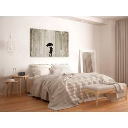 Miłosna enklawa - nowoczesny obraz na płótnie - 120x80 cm Miłosna enklawa - nowoczesny obraz na płótnie - 120x80 cm