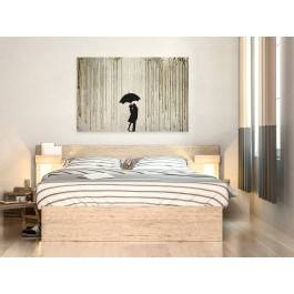 Miłosna enklawa - nowoczesny obraz na płótnie - 120x80 cm Miłosna enklawa - nowoczesny obraz na płótnie - 120x80 cm