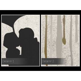 Miłosna enklawa - nowoczesny obraz na płótnie - 120x80 cm Miłosna enklawa - nowoczesny obraz na płótnie - 120x80 cm