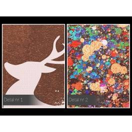 Epicentrum wyrazistości - nowoczesny obraz na płótnie - 120x80 cm