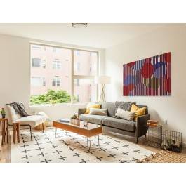 Kaskady uczuć - nowoczesny obraz na płótnie - 120x80 cm