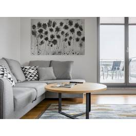 Kwietna hibernacja - nowoczesny obraz na płótnie - 120x80 cm