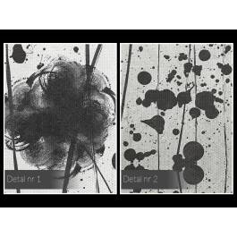 Kwietna hibernacja - nowoczesny obraz na płótnie - 120x80 cm