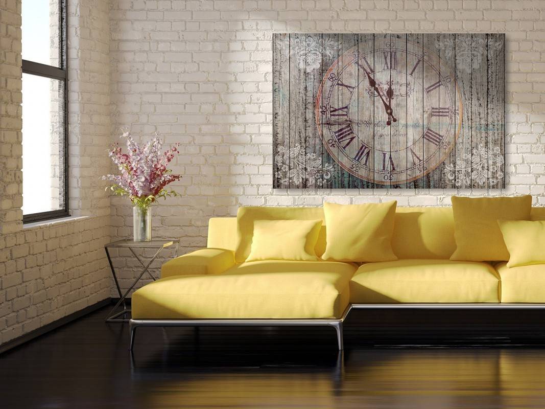 Prowansalski motyw szczęścia - nowoczesny obraz na płótnie - 120x80 cm