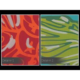 Czerwona jarzębina - nowoczesny obraz na płótnie - 120x80 cm