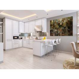 Enigmatyczny wzór życia - nowoczesny obraz na płótnie - 120x80 cm