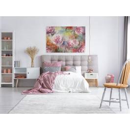 Różany zakątek - nowoczesny obraz na płótnie - 120x80 cm Różany zakątek - nowoczesny obraz na płótnie - 120x80 cm