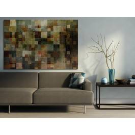 Enigmatyczny wzór życia - nowoczesny obraz na płótnie - 120x80 cm