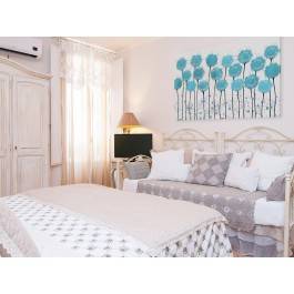 W obłokach błękitu - nowoczesny obraz na płótnie - 120x80 cm