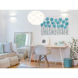 W obłokach błękitu - nowoczesny obraz na płótnie - 120x80 cm