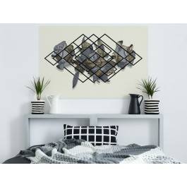 Blaski i cienie - nowoczesny obraz na płótnie - 120x80 cm