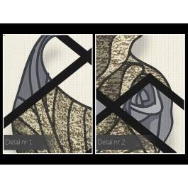 Blaski i cienie - nowoczesny obraz na płótnie - 120x80 cm