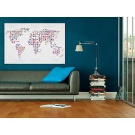 … i kropka - nowoczesny obraz do salonu - 120x80 cm