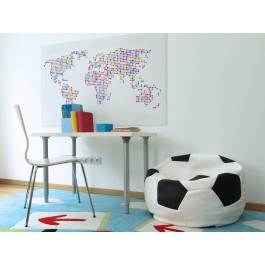 … i kropka - nowoczesny obraz do salonu - 120x80 cm