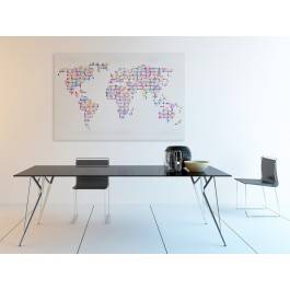 … i kropka - nowoczesny obraz do salonu - 120x80 cm