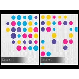 … i kropka - nowoczesny obraz do salonu - 120x80 cm