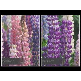 W tonie lawendy - fotoobraz do sypialni - 120x80 cm