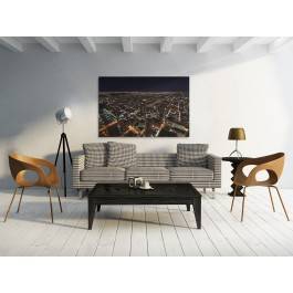 Labirynt świateł - nowoczesny obraz na płótnie - 120x80 cm Labirynt świateł - nowoczesny obraz na płótnie - 120x80 cm