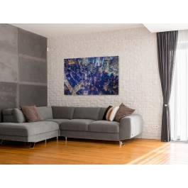 Szanghaj nocą - fotoobraz na płótnie - 120x80 cm