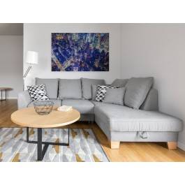 Szanghaj nocą - fotoobraz na płótnie - 120x80 cm