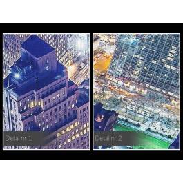 Szanghaj nocą - fotoobraz na płótnie - 120x80 cm