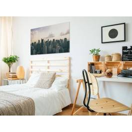 Chmury nad Seattle - fotoobraz do salonu - 120x80 cm