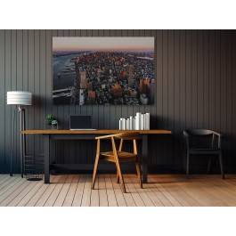 Między wodami Ameryki - nowoczesny obraz na płótnie - 120x80 cm